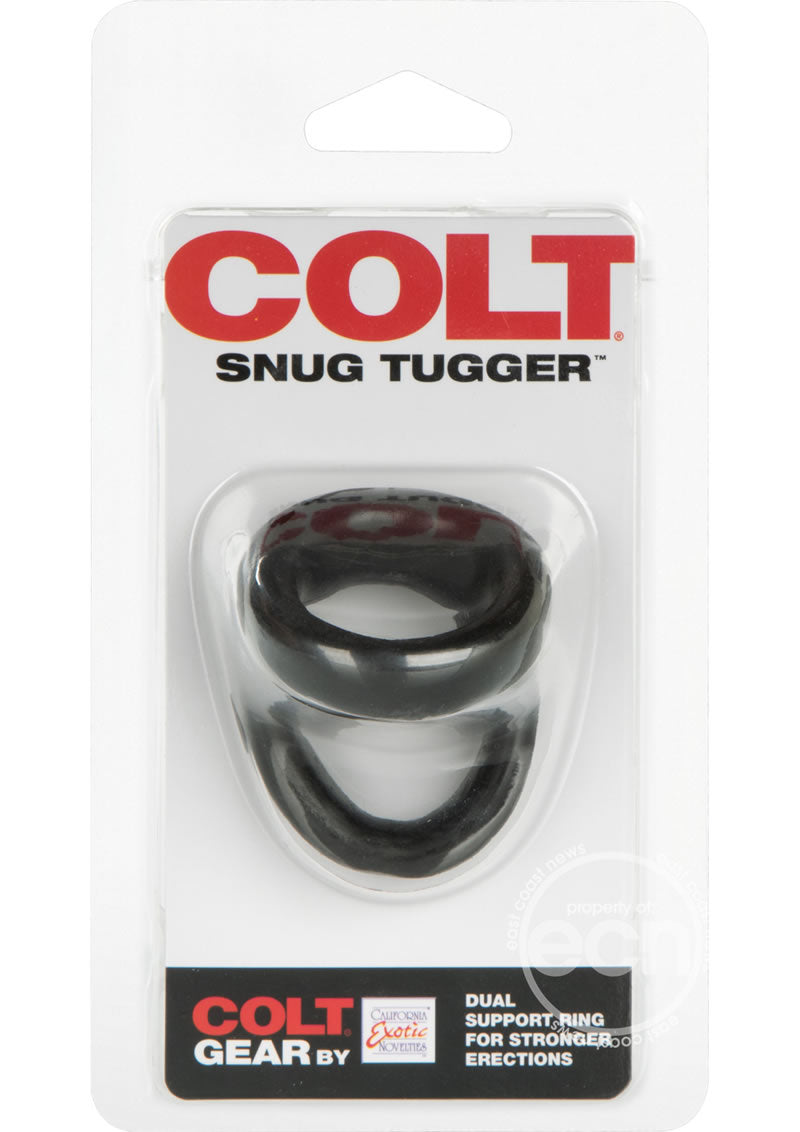 COLT SNUG TUGGER COCK RING - Black
