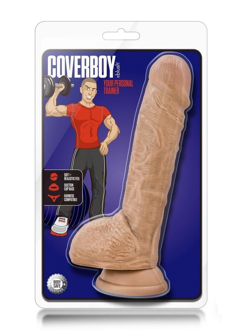 COVERBOY PERSONAL TRAINER 9" DILDO - caramel