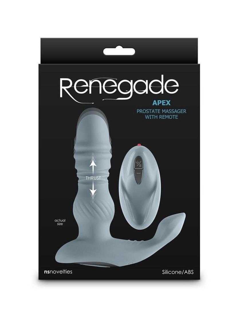 RENEGADE APEX RECHARGEABLE PROSTATE MASSAGER W/REMOTE