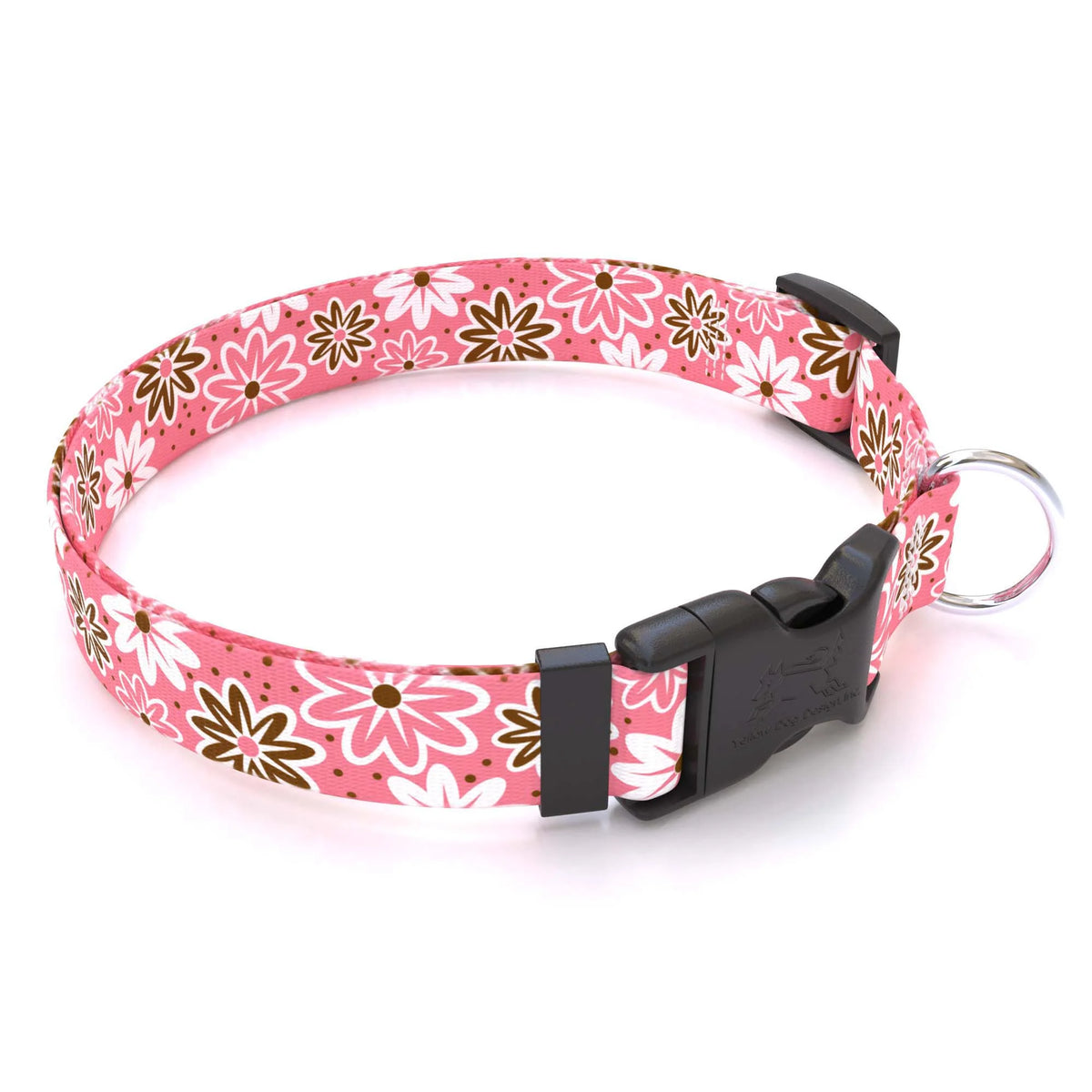 DAISY CHAIN PINK DOG COLLAR