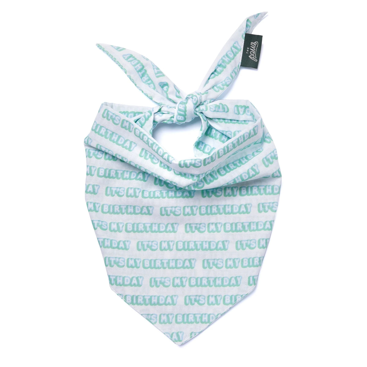 ITS MY BIRTHDAY BLUE DOG BANDANA