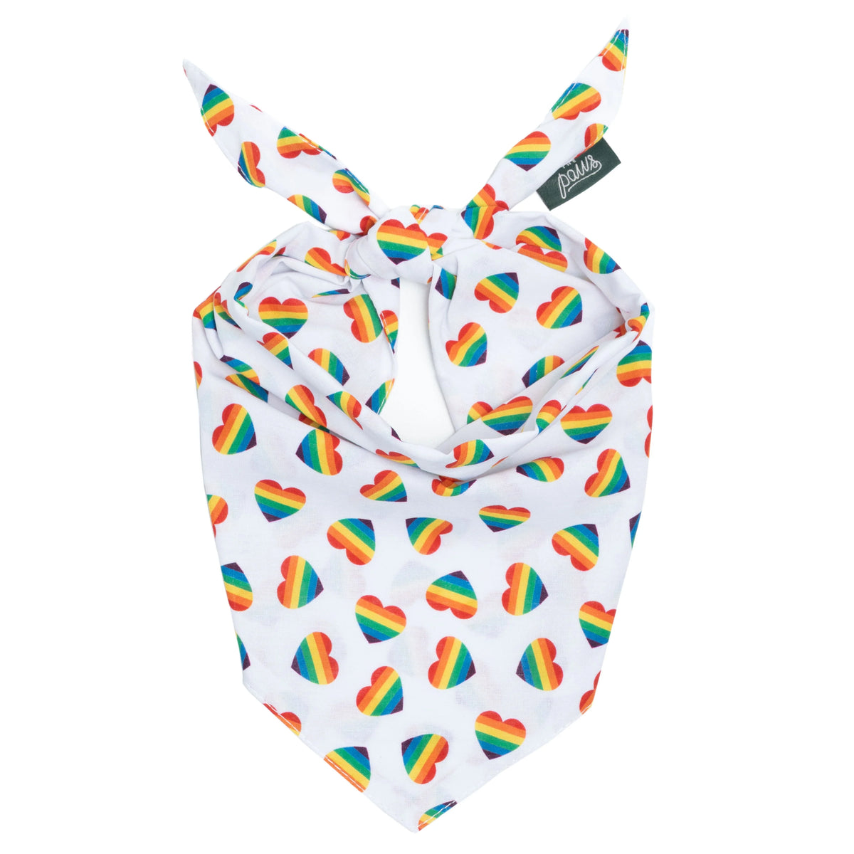 PRIDE HEARTS DOG BANDANA