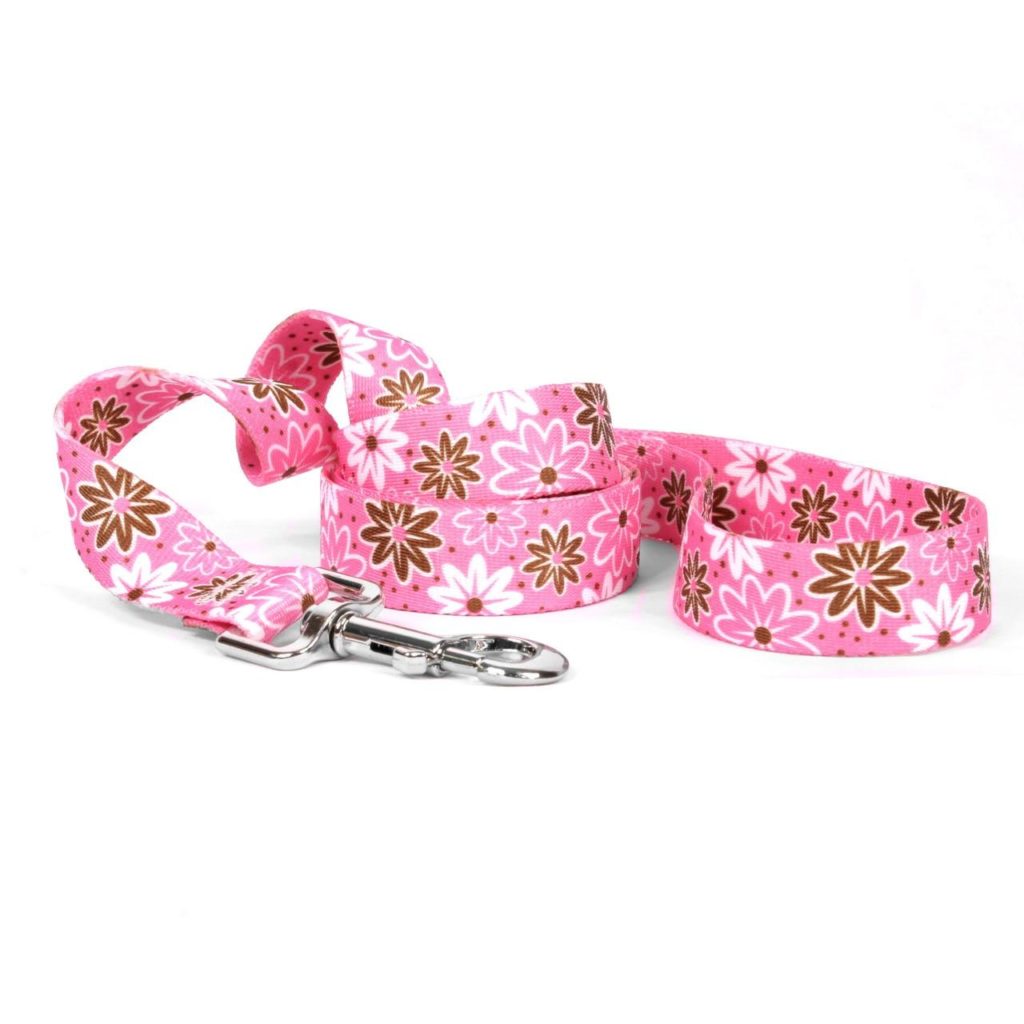 DAISY CHAIN PINK DOG LEASH